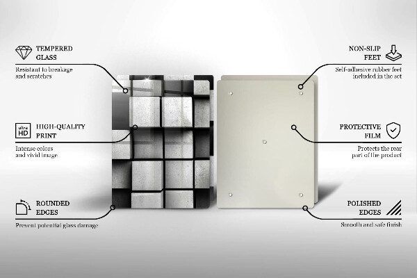 Protection plaque induction Fond de géométrie 3D