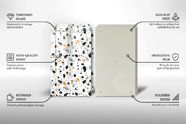 Protection plaque induction Grès décoratif