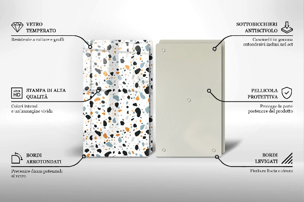 Protection plaque induction Grès décoratif