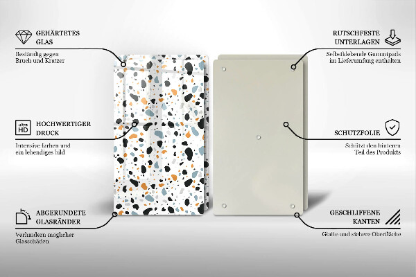 Protection plaque induction Grès décoratif