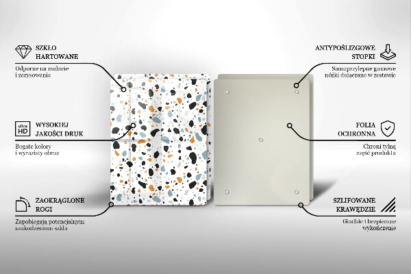 Protection plaque induction Grès décoratif