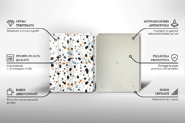 Protection plaque induction Grès décoratif