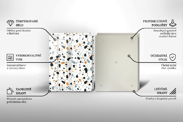 Protection plaque induction Grès décoratif