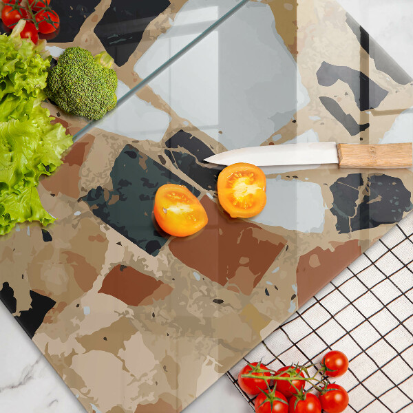 Protection plaque induction Assiette pierres décoratives