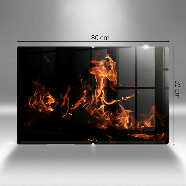 Protection plaque induction Allume une flamme vivante