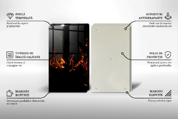 Protection plaque induction Allume une flamme vivante