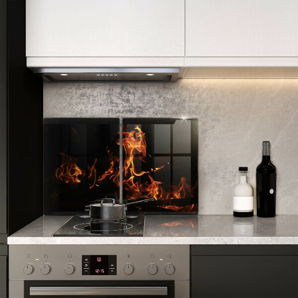 Protection plaque induction Allume une flamme vivante