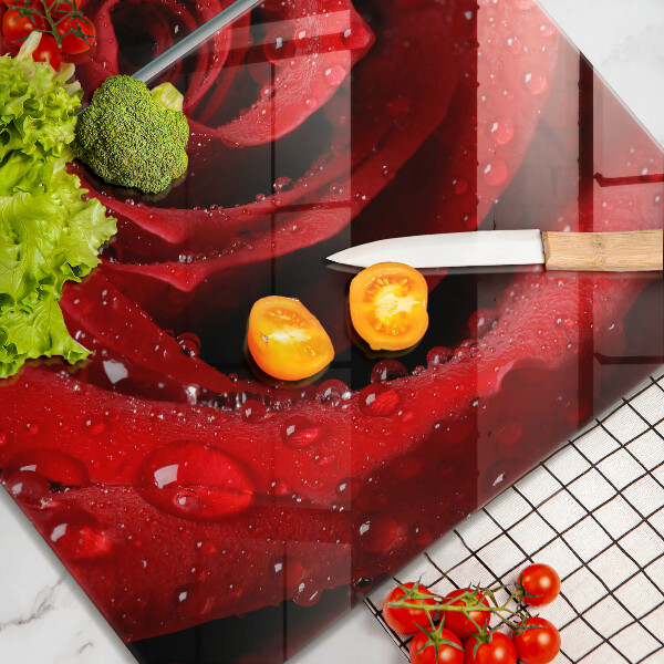 Cache plaque de cuisson Pétales de fleurs de roses