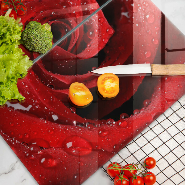 Cache plaque de cuisson Pétales de fleurs de roses