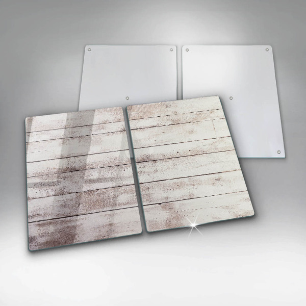 Cache plaque de cuisson Vieilles planches de bois