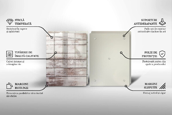 Cache plaque de cuisson Vieilles planches de bois