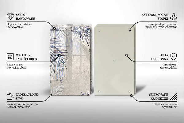Protection plaque induction Feuilles subtiles