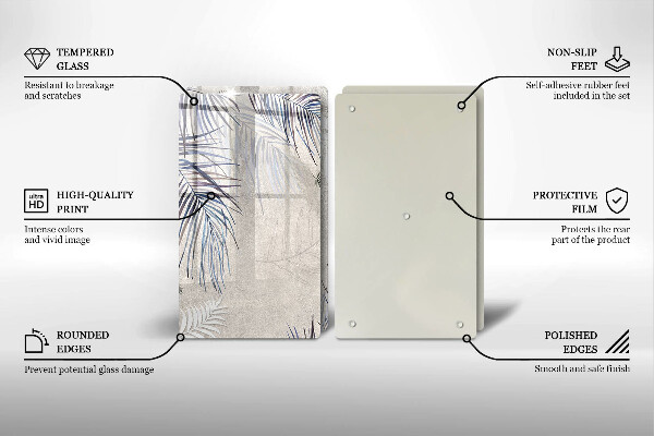 Protection plaque induction Feuilles subtiles