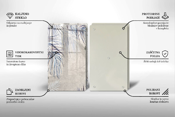 Protection plaque induction Feuilles subtiles