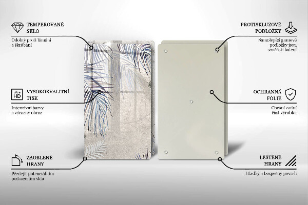 Protection plaque induction Feuilles subtiles