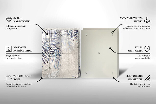 Protection plaque induction Feuilles subtiles