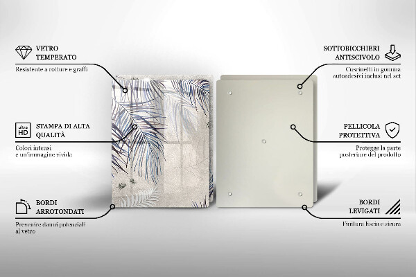 Protection plaque induction Feuilles subtiles