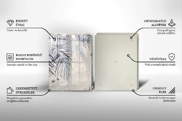 Protection plaque induction Feuilles subtiles