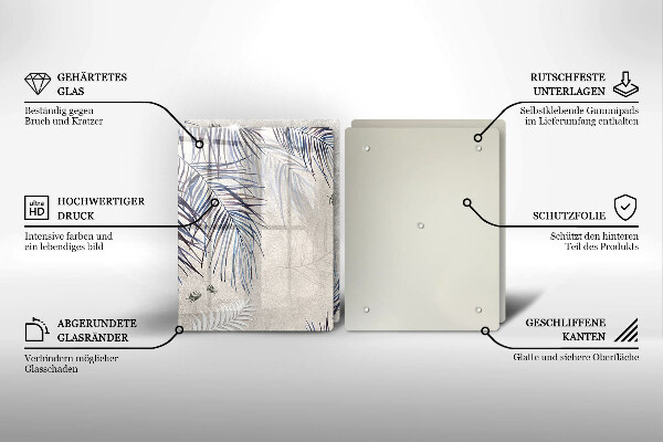 Protection plaque induction Feuilles subtiles