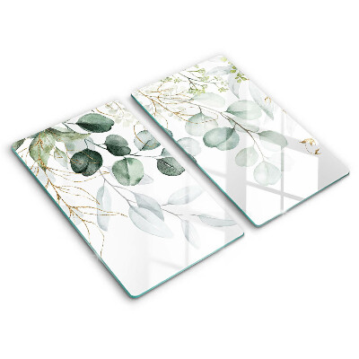 Protection plaque induction Plantes peintes