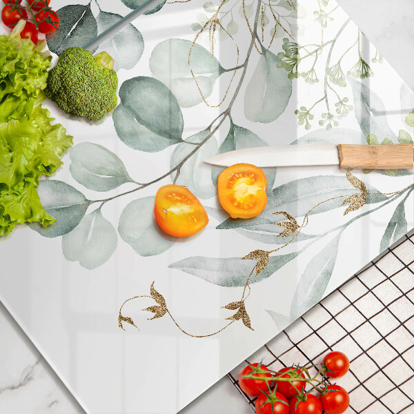 Protection plaque induction Plantes peintes