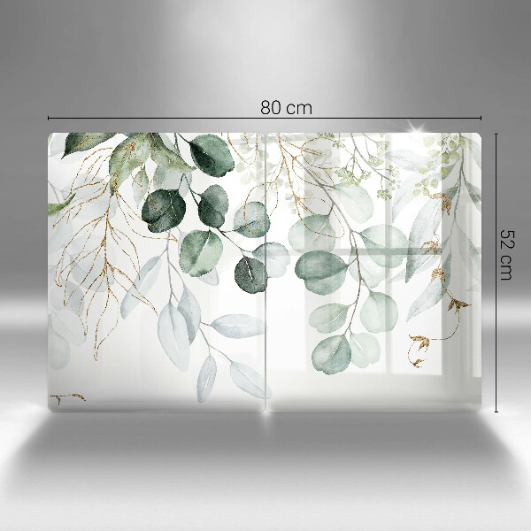 Protection plaque induction Plantes peintes