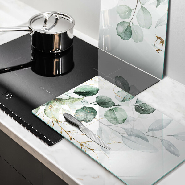 Protection plaque induction Plantes peintes