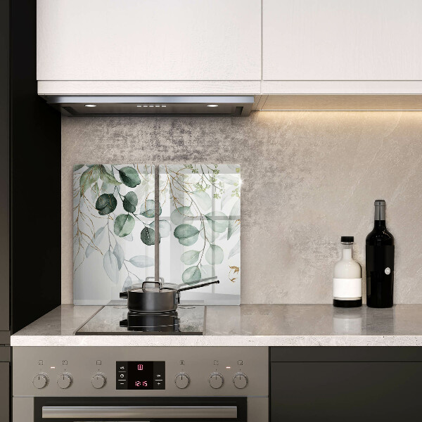 Protection plaque induction Plantes peintes