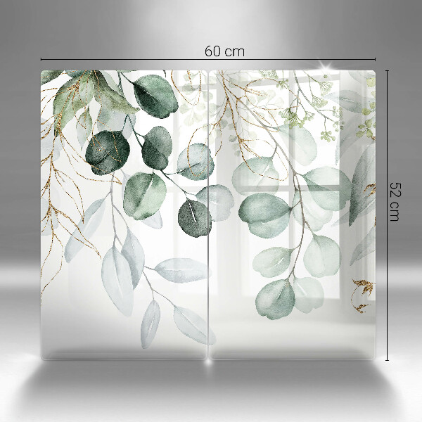 Protection plaque induction Plantes peintes