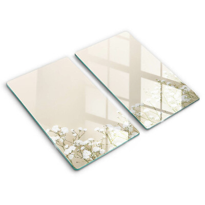 Protection plaque induction Fleurs de bohème en plâtre