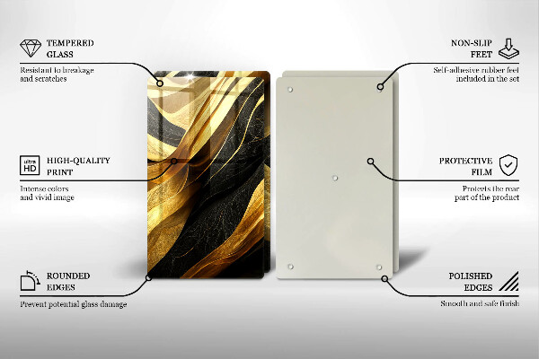 Protection plaque induction Abstraction élégante