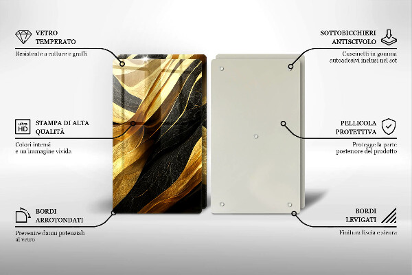 Protection plaque induction Abstraction élégante