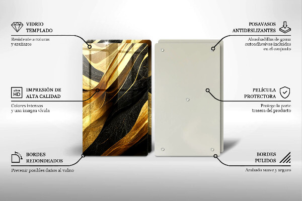 Protection plaque induction Abstraction élégante