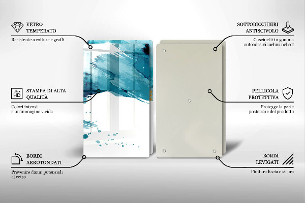 Protection plaque induction Taches bleues