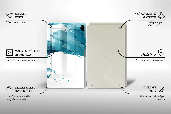 Protection plaque induction Taches bleues