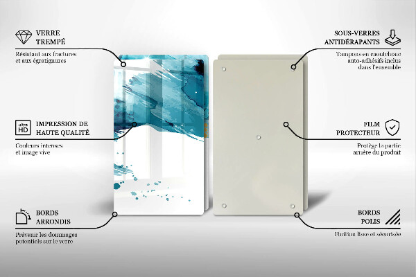 Protection plaque induction Taches bleues