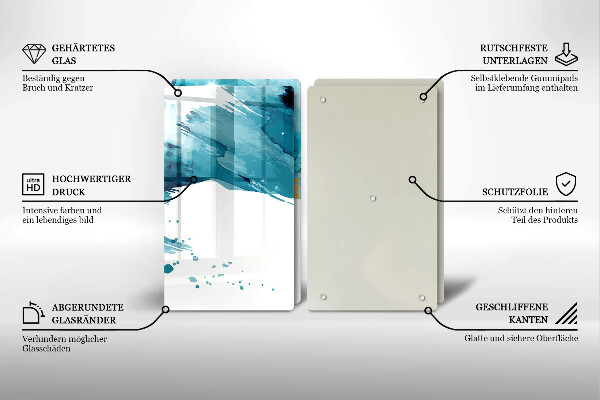 Protection plaque induction Taches bleues