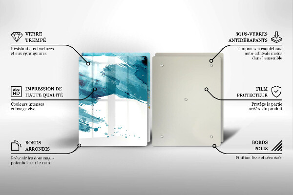 Protection plaque induction Taches bleues