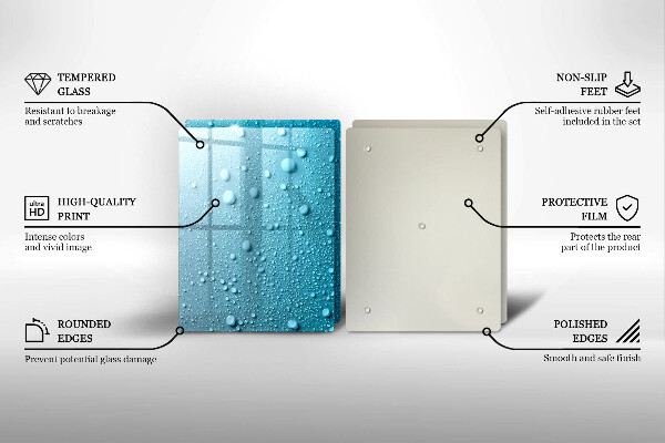 Protection plaque induction Gouttes d'eau