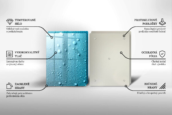 Protection plaque induction Gouttes d'eau