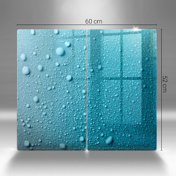 Protection plaque induction Gouttes d'eau