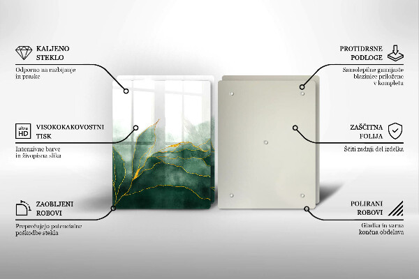 Protection plaque induction Nature abstraite