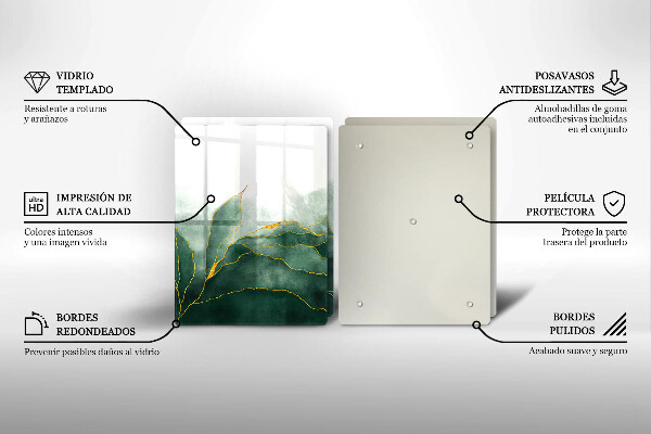 Protection plaque induction Nature abstraite