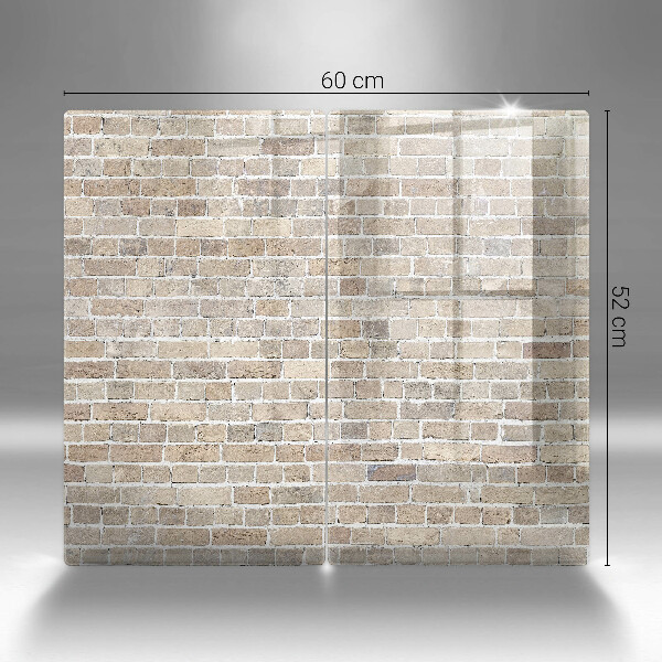 Protection plaque induction Mur de briques lumineuses