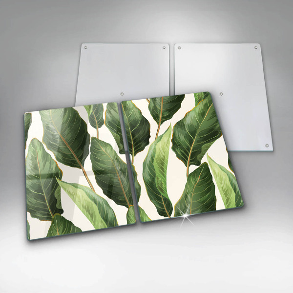 Protection plaque induction Feuilles de banane