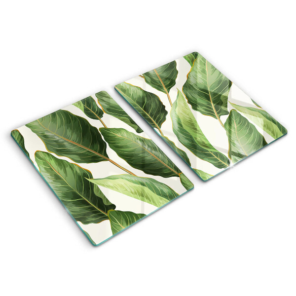 Protection plaque induction Feuilles de banane