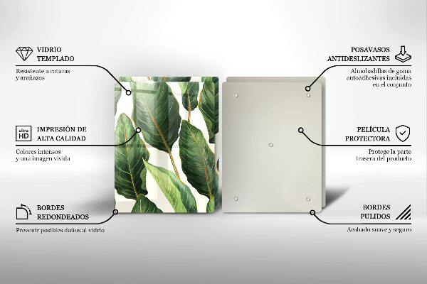 Protection plaque induction Feuilles de banane