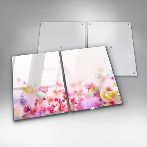 Protection plaque induction Prairie fleurie