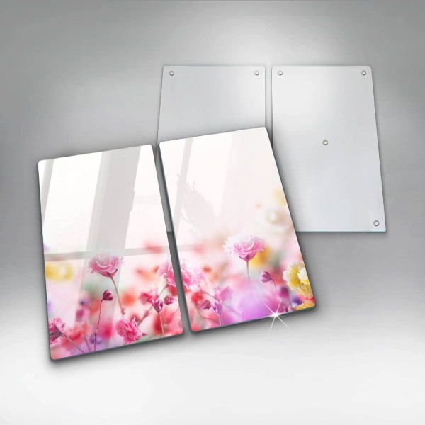 Protection plaque induction Prairie fleurie