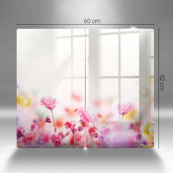 Protection plaque induction Prairie fleurie